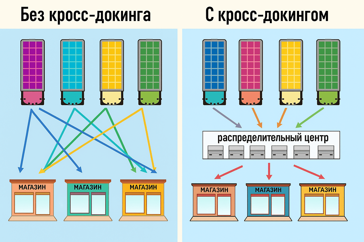Кросс-докинг: что это такое в логистике